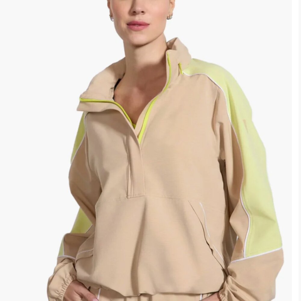 MPG Rove Packable Anorak With Stowaway Hood Lightweight Irish Cream New Medium